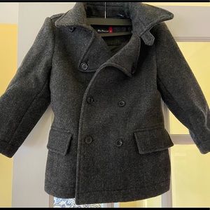Ben Sherman Boys Wool Pea Coat size 5-6